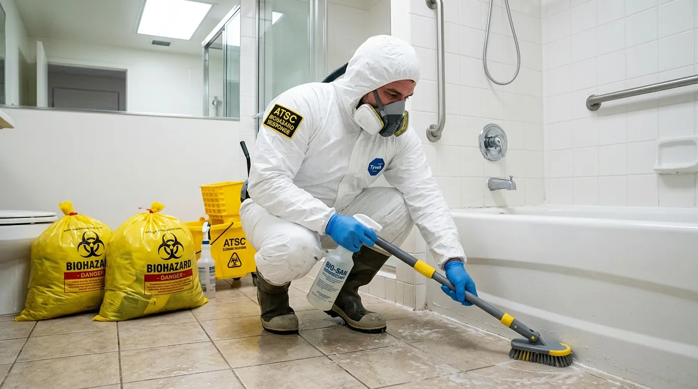 Decontamination equipment deployed for Blood Cleanup in Sterling Heights